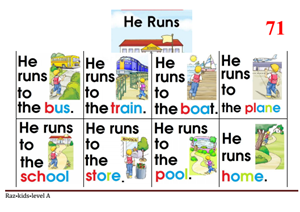 He runs